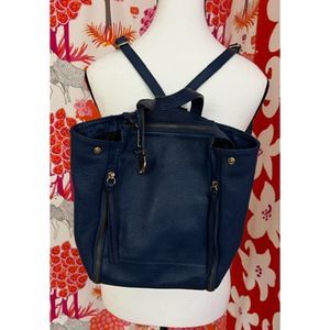 Stylish Navy Blue Women's Backpack